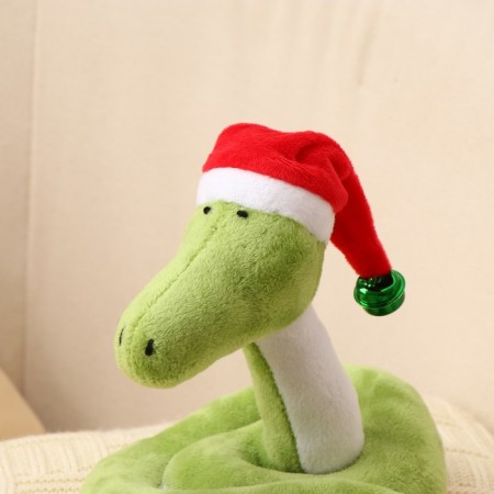 Soft toy "Snake", in the New Year's cap, 15 cm-2