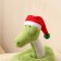 Soft toy "Snake", in the New Year's cap, 15 cm