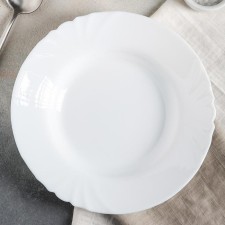 Deep plate CADIX, 840 ml, d = 23 cm, white color