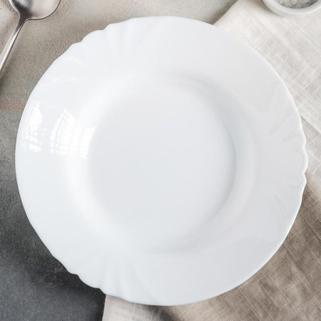 Deep plate CADIX, 840 ml, d = 23 cm, white color