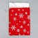 Bag gift plush “I hurry to congratulate”, snowflakes, embossing, 16 x 24 cm +/- 1.5 cm, New Year