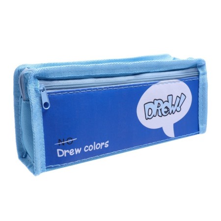 School Penal on the zipper "Drew", 2 departments, mix