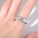 The ring “minimal” the tuo thread, the color is silver, dimensionless