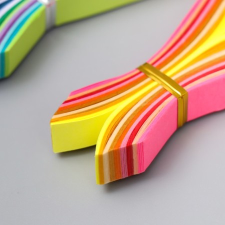 Strips for Quilling "Color" set 100 strips width 1 cm length 25 cm-3