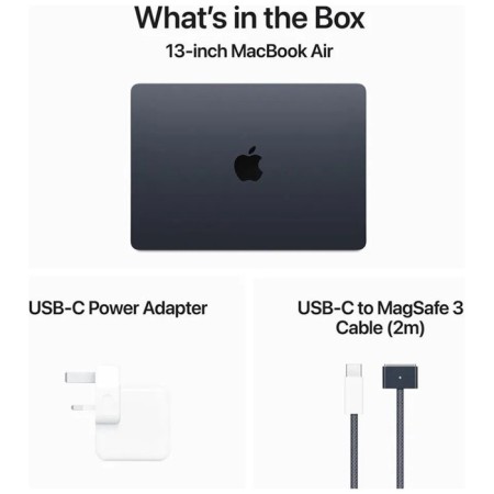 Apple MacBook Air 13 "Midnight (M3 8C CPU, 10C GPU/8GB/512GB SSD) (MRXW3ZP/A)-4