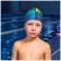 Baby hat for navigation onlytop swim, fabric, girth 46-52 cm