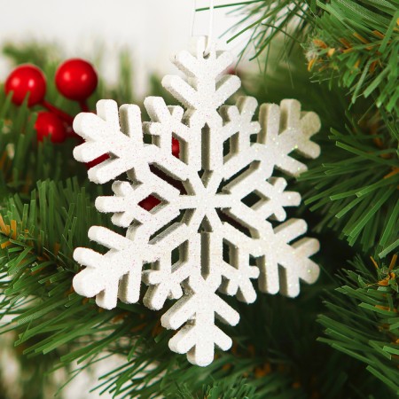 New Year's suspension "Snowflake", maxi, mix-2