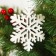 New Year's suspension "Snowflake", maxi, mix