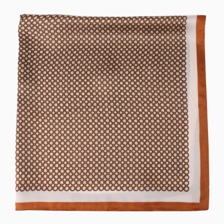 Women's scarf minku rr 70*70 cm, col. brown-2