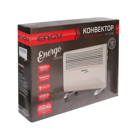 Engy EN-1500E Energo heater, convector, 1500 watts, 20 m², white-4
