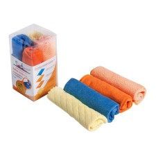 A set of microfiber and artificial suede AIRLINE, 30x30 cm, 4 pcs