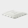 Plate porcelain square share "Susan", 26.5 × 26.5 cm, white color
