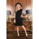 Women's dress, size 48, black color