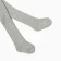 Pantyhose children's terry crumb I am BASIC 86-92 cm, gray