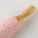 Rnocking rosper, 30 × 4.3 cm, working part 17 cm, pink color
