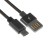 MicroUSB cable - usb, 2.1 a, metal braid, 1 meter, black