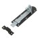 Door gap, 12.5 cm, 2.5 mm, flat, galvanized, painted