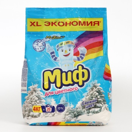 Washing powder "Myth" 3 in 1 "Covered color", automatic, 4 kg-9