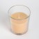 Candle in a smooth glass flavored "sandalwood", 8.5 cm
