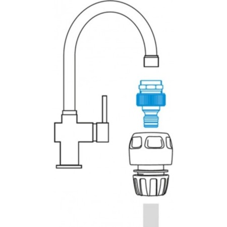 Fitting, crane 3/4 "(19 mm), fast -fast connection-1