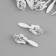 Automatic lock for a secret lightning, No. 3, 10 pcs, white color