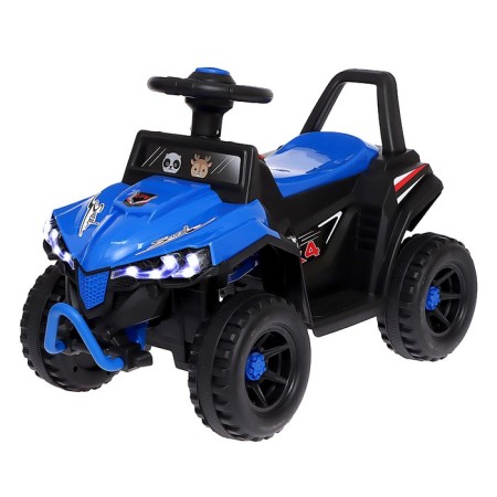 Electric car "Quadrik", blue color