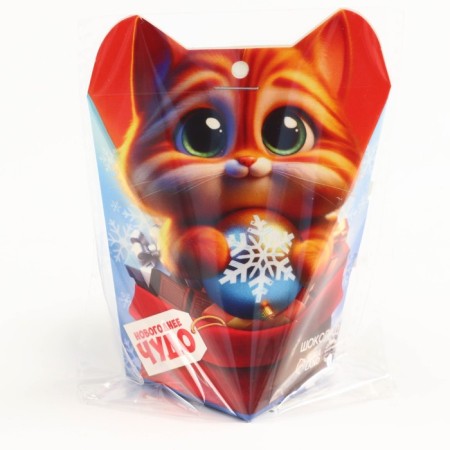 New Year! Milk chocolate in the package "Kotik", 5 g x 4 pcs-5