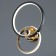 Bra "Huifi" 29W Led Chrome gold 26x9.5x25cm
