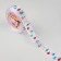 Satin ribbon "New Year's carnival", 25 mm × 23 ± 1 m, white color