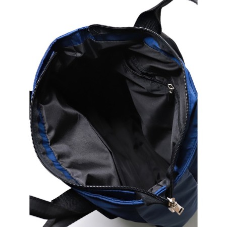 Women's bag 12822, 28x34x12 cm, textiles, 1 depth, blue-4