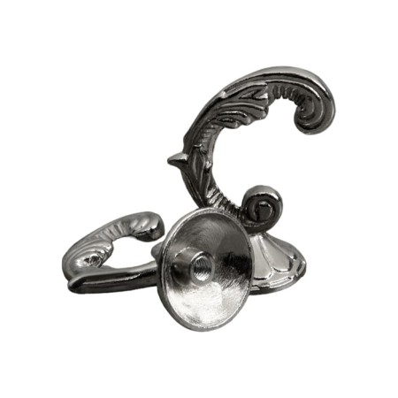Hook for curtains ks002, one -rod, color chromium-1