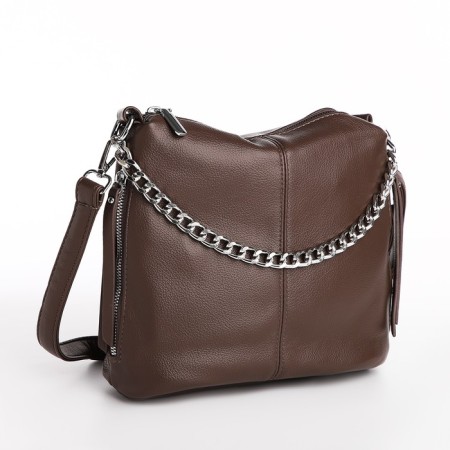 Love bag with lightning, brown color-2