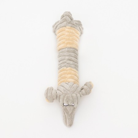 Textile toy "dog", 24 x 8 cm, gray-3