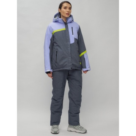 Ski suit, size 52, purple color-12