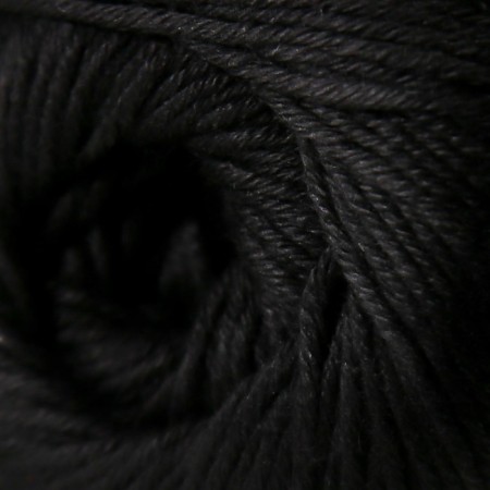 Yarn "Alma" 100% cotton 170m/50g (003 black)-2