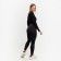Female leggings, black color, size 50
