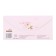 Envenue for money "On the wedding day!" embossing, white strip, 8 x 17 cm