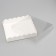 Cookie box, confectionery packaging, white, 20 x 20 x 4 cm