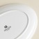 A plate for serving SL Home "Cascon", 25.4 × 18.5 × 2.5 cm, oval, bone porcelain, white