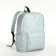 School backpack on lightning from textiles, 3 pockets, blue color
