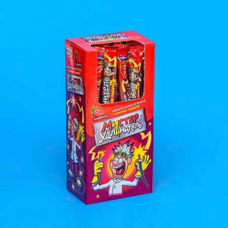 Chewing gum "Mr. Extension cord" with the taste of strawberries, 18 g-1