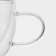 Glass mug with double walls Magistro Duo, 200 ml, 12 × 8.5 × 7.5
