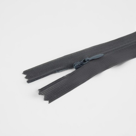 Lightning secret, No. 3, non-proceeding, locking machine, 30 cm, dark gray color-1