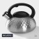 A kettle with a stainless steel whistle Magistro Glow, 3 L, Induction, Soft-Touch handle, silver color