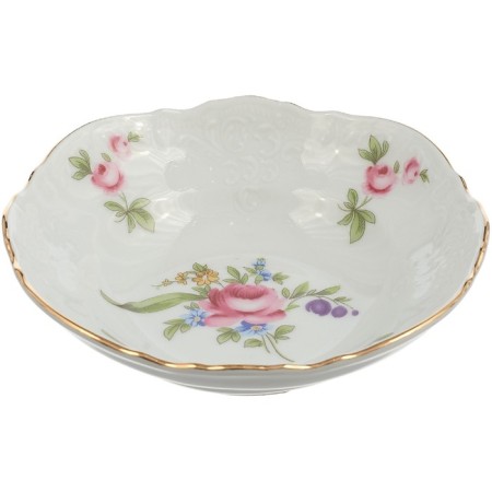 BERNADOTTE Round Labor, Decor "Meissen Bouquet", 13 cm-1
