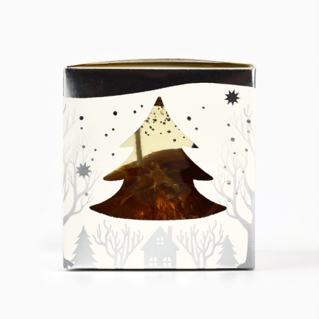 New Year's gel candle in a glass with a decor inside “New Year: Mulledwine” 5 x 5 x 6 cm-7
