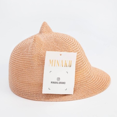 Kepopka wicker for girls minaku pink color, size 52-54-3