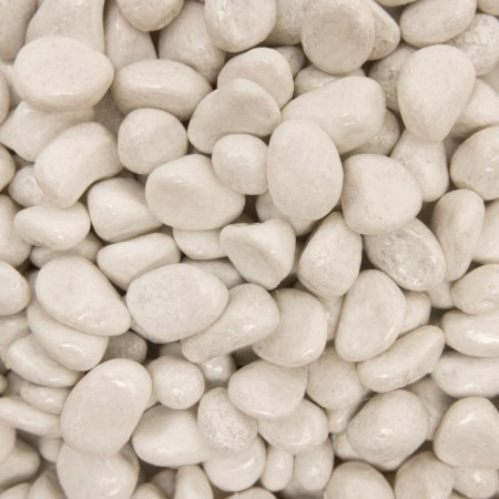 Soil for the aquarium "Pebble white" Decorative pebbles 350 g of FR.5-10 mm