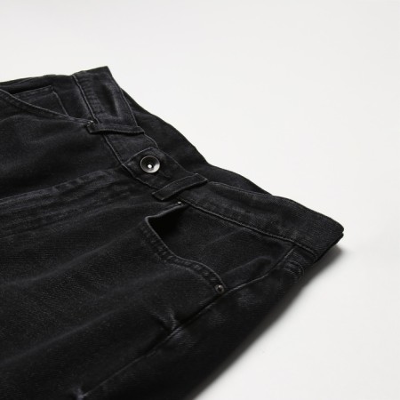 Pants women's jeans minku Selvedge Denim Black color, pr 48-12