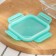 Glass Lockie & Lock Food, with a lid, 350 ml, turquoise color